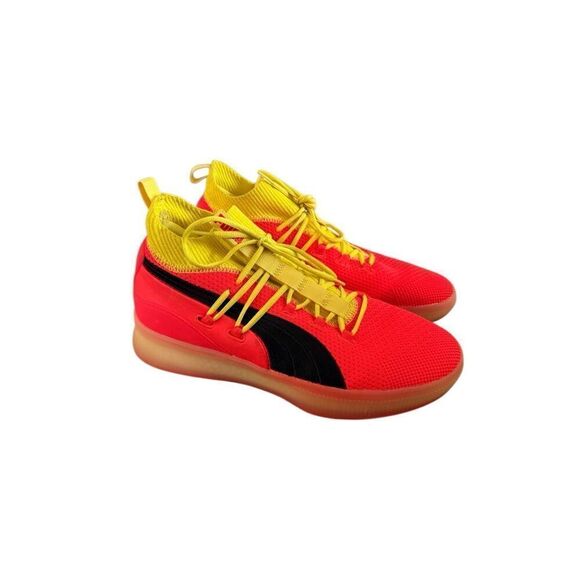 Puma Clyde Court Disrupt Mens Red Blast Lace Up Basketball Sneakers Size 11 - Picture 7 of 10
